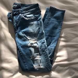 American Eagle Ripped Skinny Jeans
